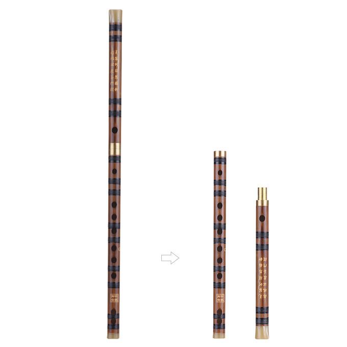 Pluggable Bitter Bamboo Flute Dizi Traditional Handmade