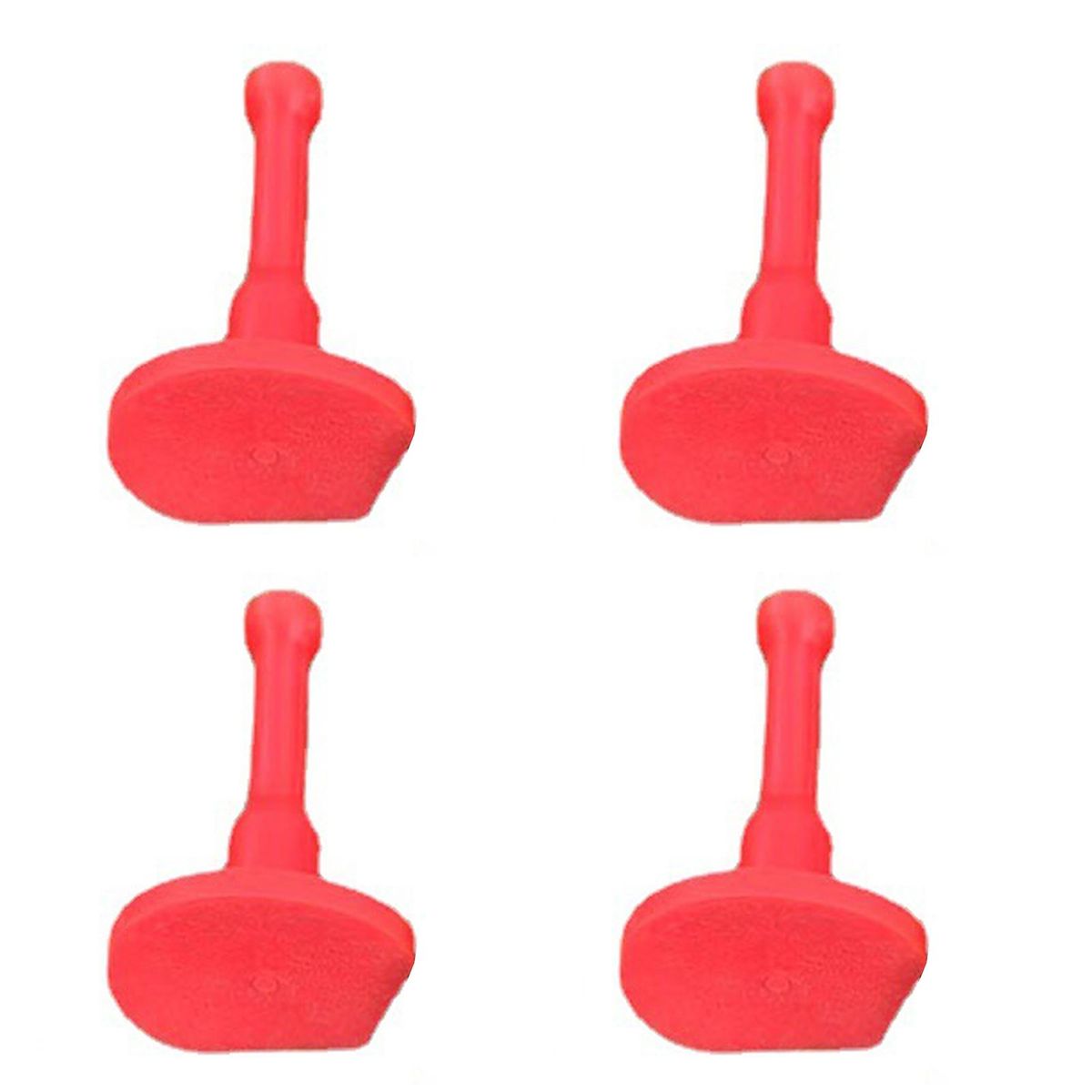 4Pcs Golf Ball Bases Small Golf Ball Stand Holder Tees Red