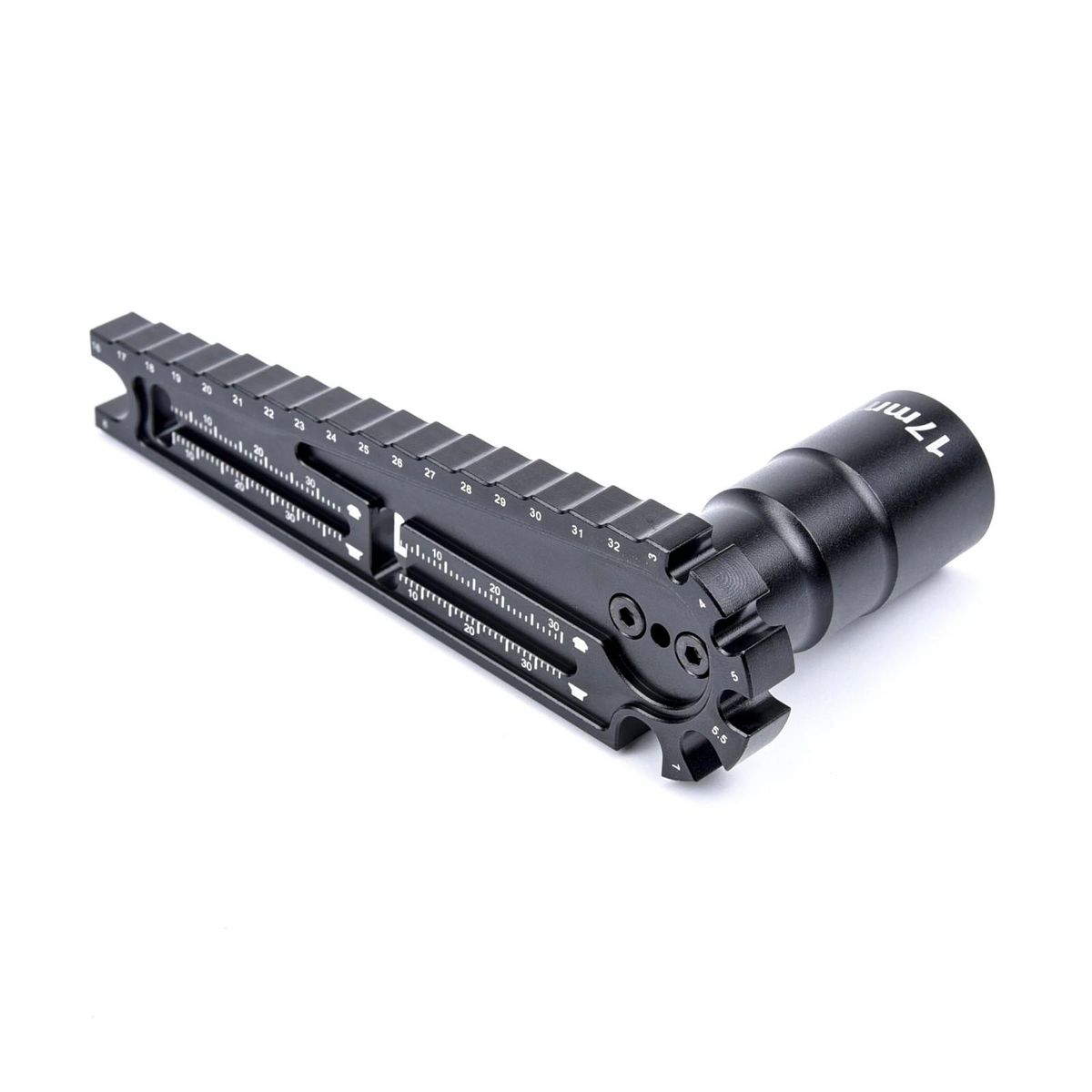 Multifunction 17mm 8mm HEX Nuts Installation Tool Vehicle height adjustment wrench Screw length measurement for Remote Control car