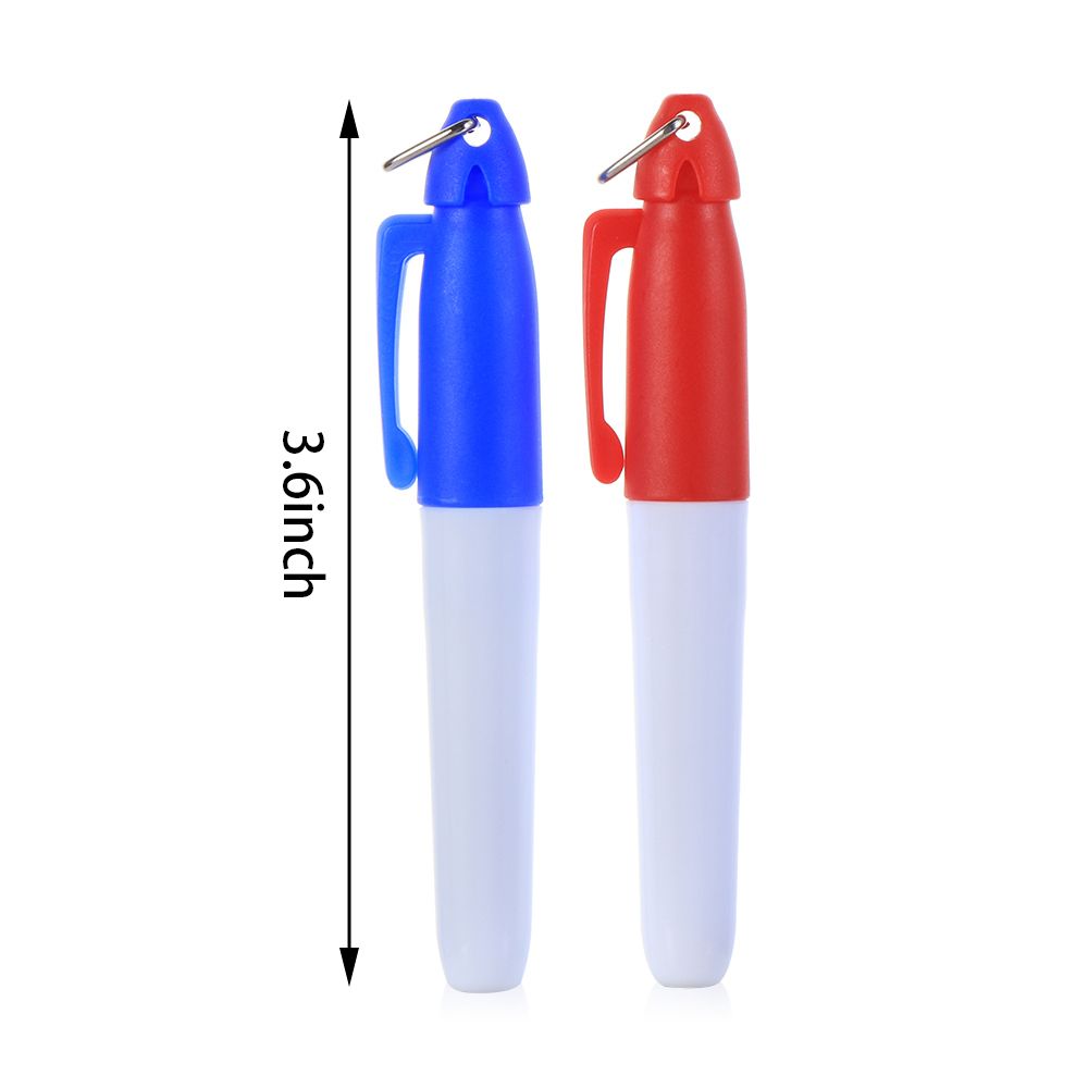 Golf Ball Triple Track Erc Chrome Soft 3 Line Marker 2 Pen