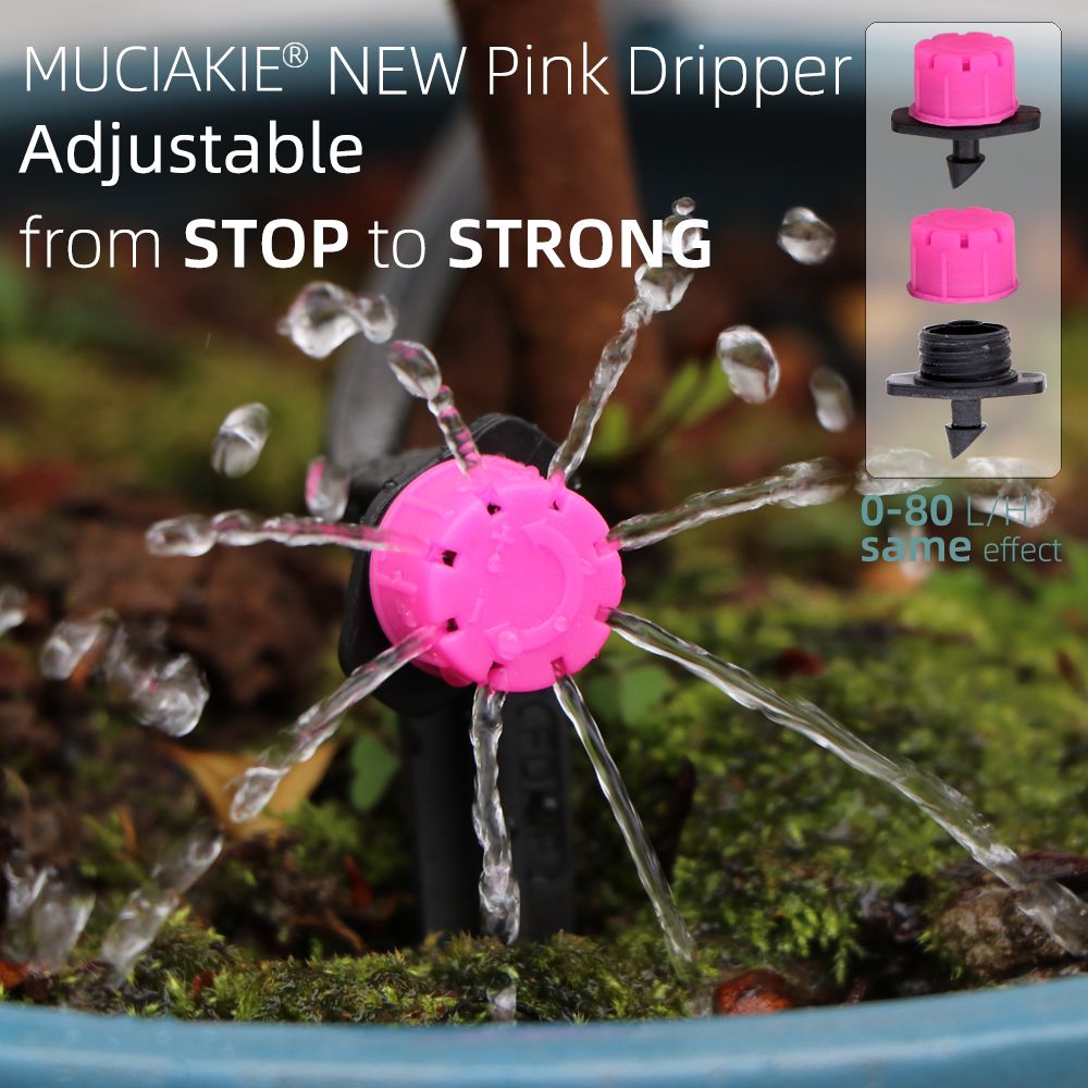 30-1000PCS 47mm Garden Irrigation Nozzle Adjustable Dripper