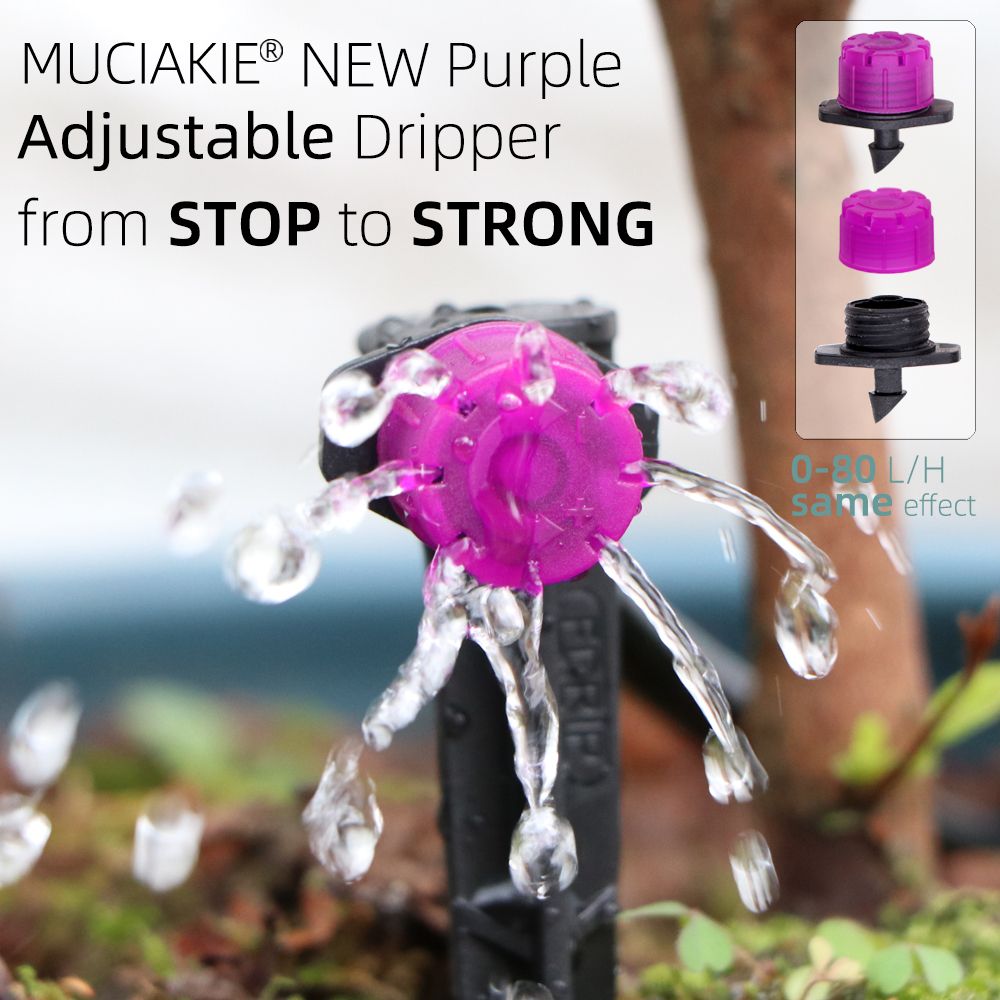 30-1000PCS 47mm Garden Irrigation Nozzle Adjustable Dripper