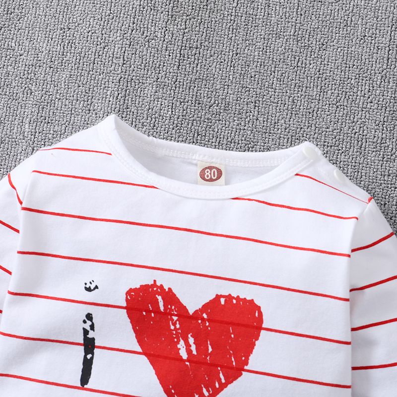 Unisex Baby Girls Boys Long Sleeve Love Daddy Jumpsuit