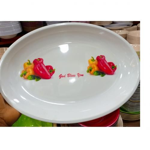 Versatile White Design Serving Tray
