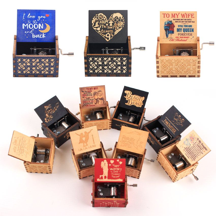 Captain Jack Sparrow Music Box Wooden Hand Cranked Music Box Zelda Theme Song-you Are My Sunshine