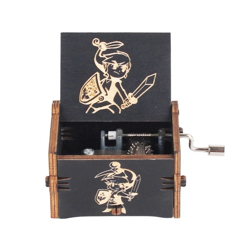 Captain Jack Sparrow Music Box Wooden Hand Cranked Music Box Zelda Theme Song-you Are My Sunshine
