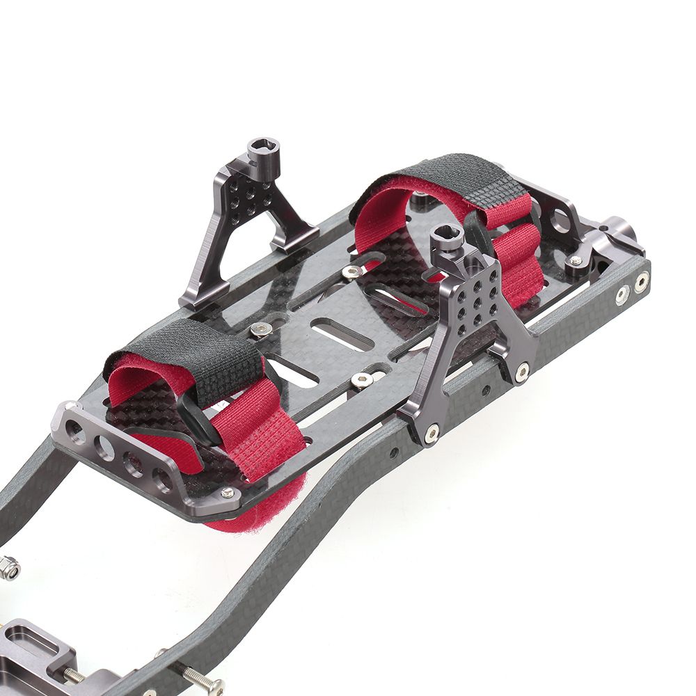 SCX10 Frame Girder Carbon Graphite Chassis Frame Rails For
