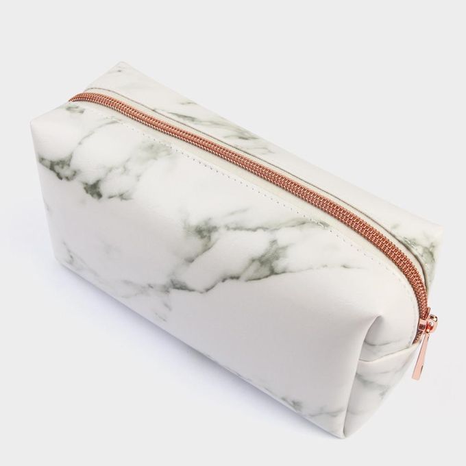 Zipper Marbling  Storage Bag  Organizer Pouch-PU