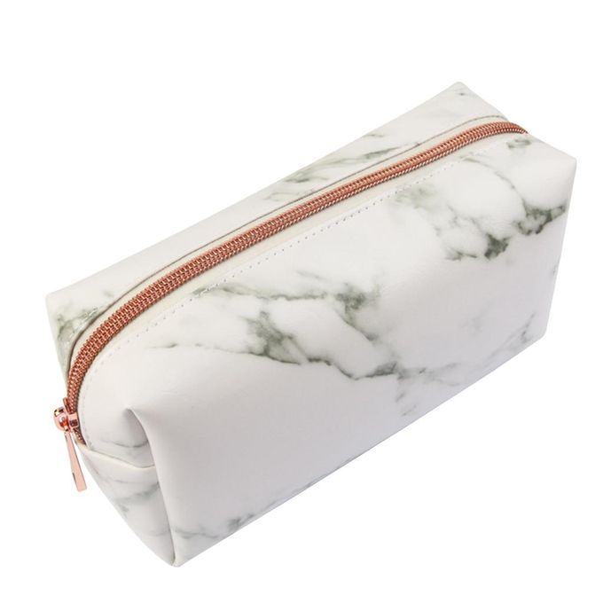 Zipper Marbling  Storage Bag  Organizer Pouch-PU
