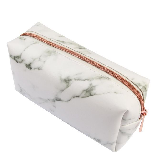 Zipper Marbling  Storage Bag  Organizer Pouch-PU