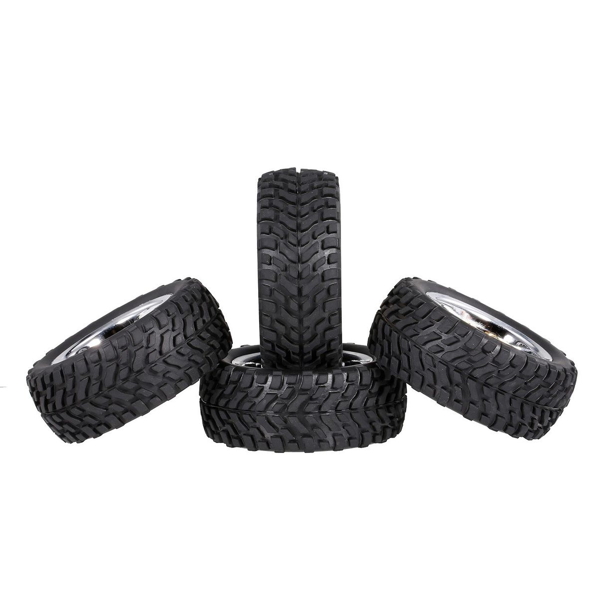 4PCS 1/10 Rubber Tire RC Racing Car Tires For HSP Redcat
