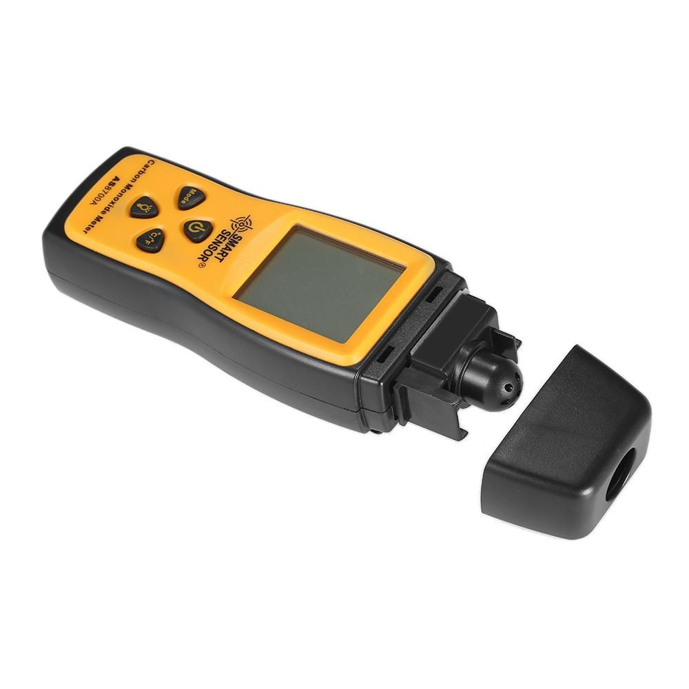 SMART SENSOR Handheld Carbon Monoxide Meter with High Precision CO Gas Tester Monitor Detector Gauge LCD Display Sound and Light Alarm 0-1000ppm