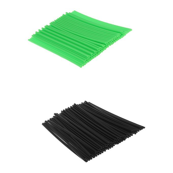 72pcs  72pcs Long Lasting Spoke Wraps Coats Covers For Honda Black