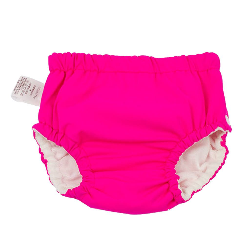 Baby Swim Diaper Reusable Absorbent Washable Rose Red