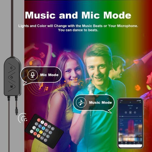 Remote Control USB Bluetooth Copper Wire Lamp String