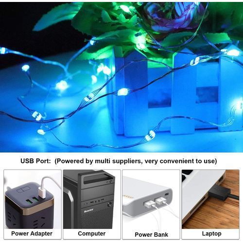 Remote Control USB Bluetooth Copper Wire Lamp String