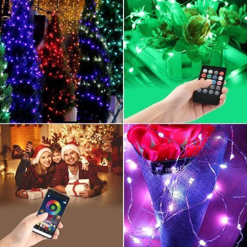 Remote Control USB Bluetooth Copper Wire Lamp String