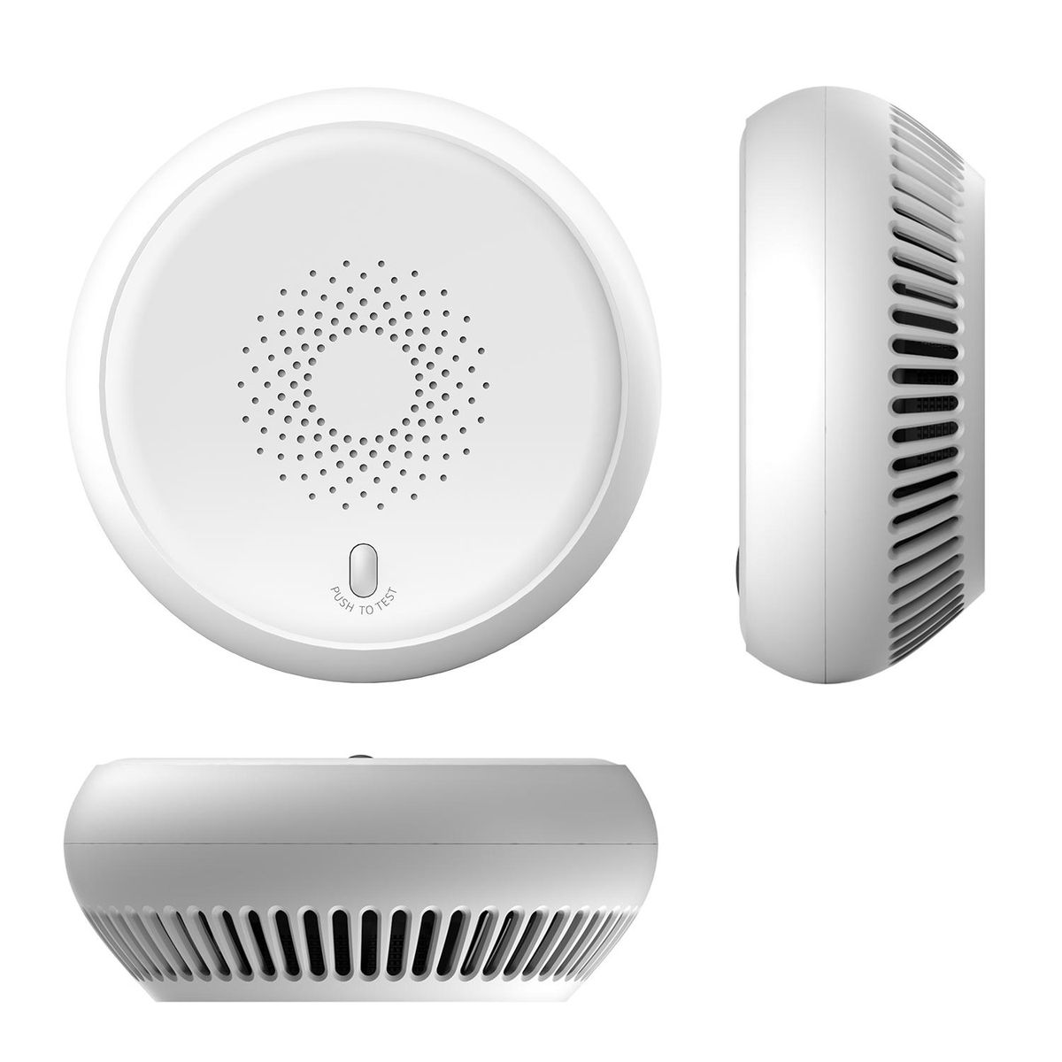 ZigBee Smoke Sensor Wireless Fire Alarm Automatic Intelligent Household Alarm Sensor White RSH-ZigBee-SS01