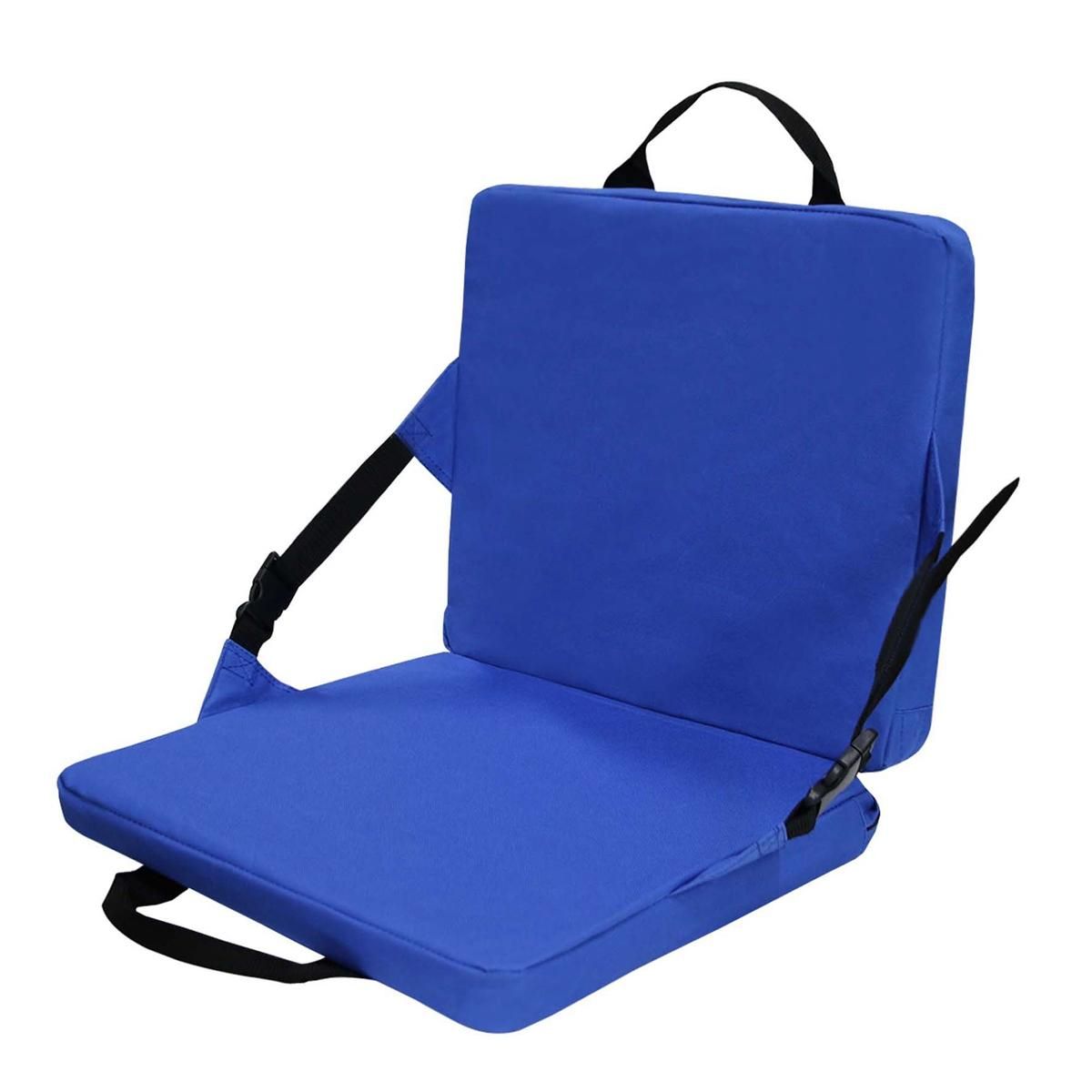 Foldable Outdoor Cushion Chair with Backrest Soft