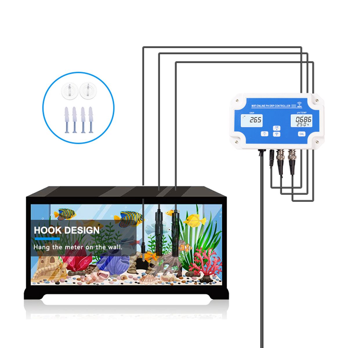 Wireless WiFi Online Control Detector Water Quality Detector