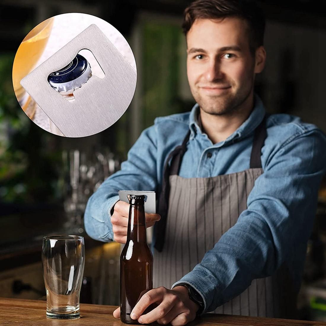 50 Pieces Credit Card Bottle Opener for Your
