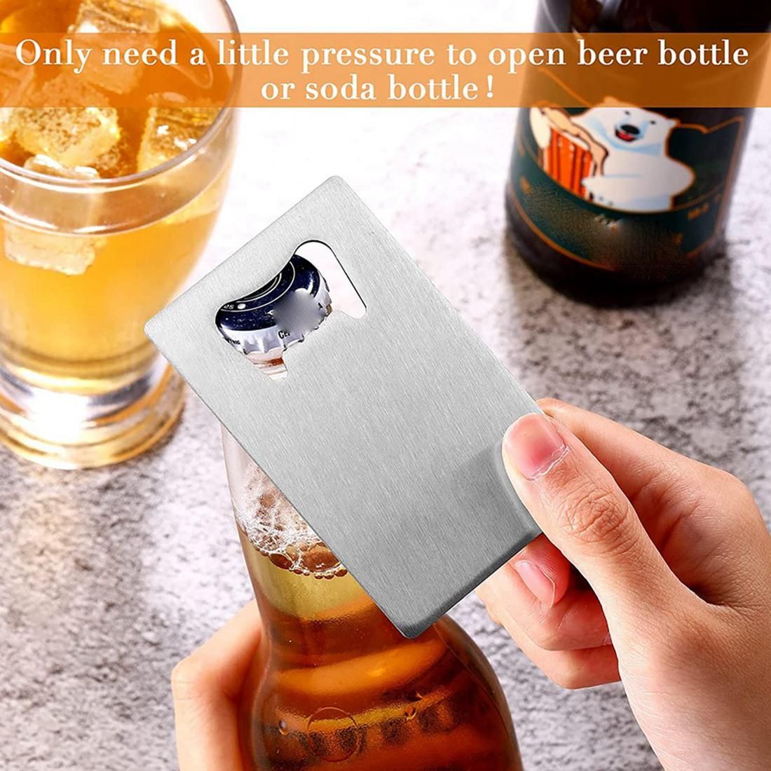 50 Pieces Credit Card Bottle Opener for Your