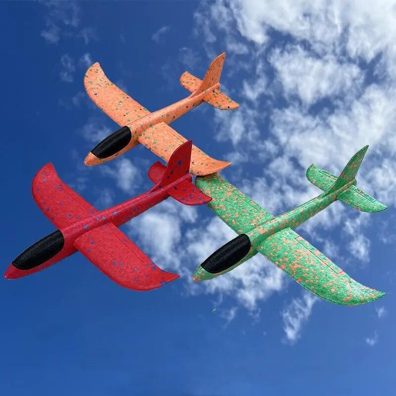 33cm Foam Plane Glider Hand Throw Airplane Light Inertial EPP Bubble Planes Outdoor Launch Kids Toys for Children Boys Gift