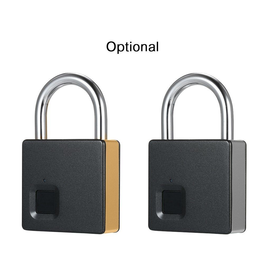 Smart Fingerprint Lock USB Rechargeable 10 Sets Fingerprints