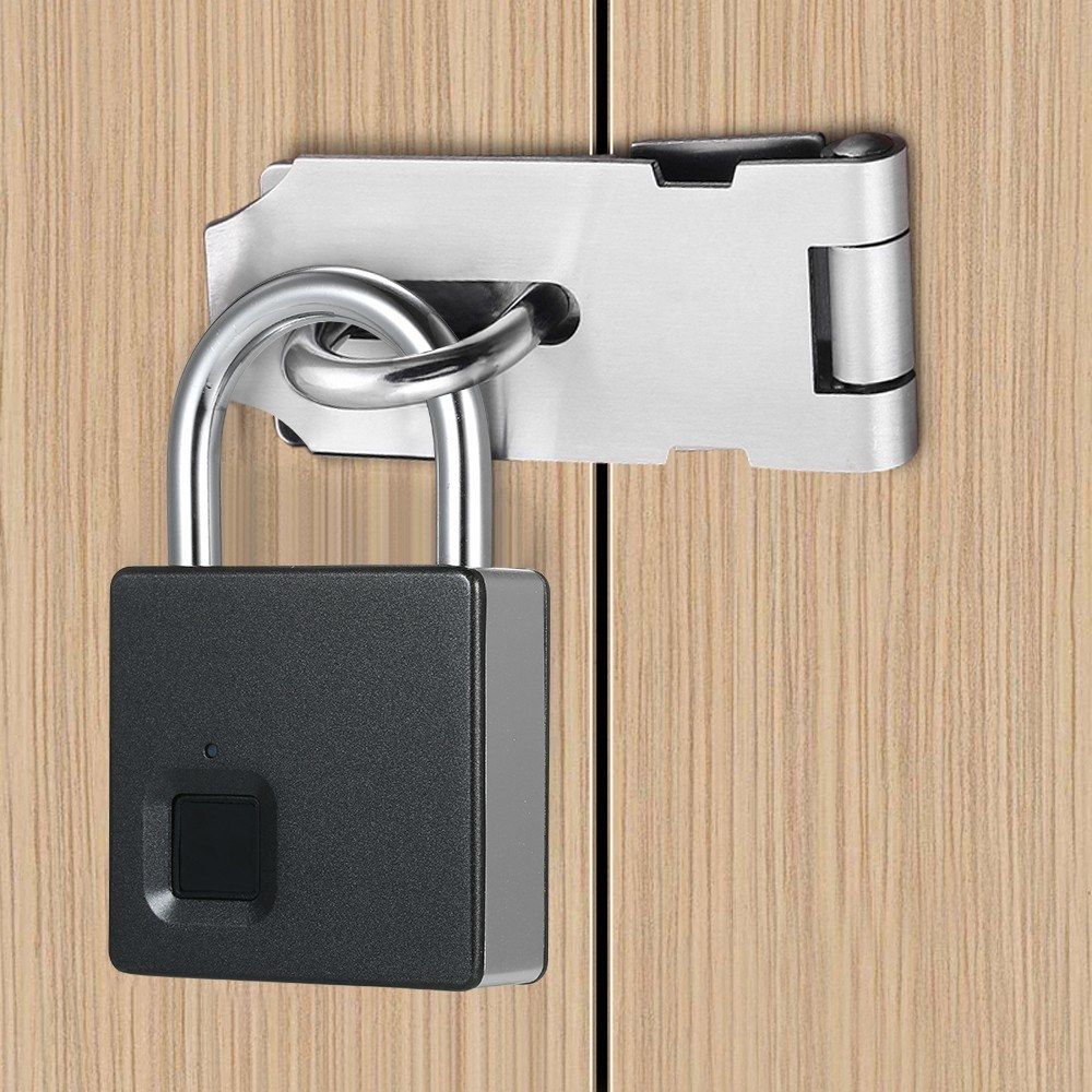 Smart Fingerprint Lock USB Rechargeable 10 Sets Fingerprints