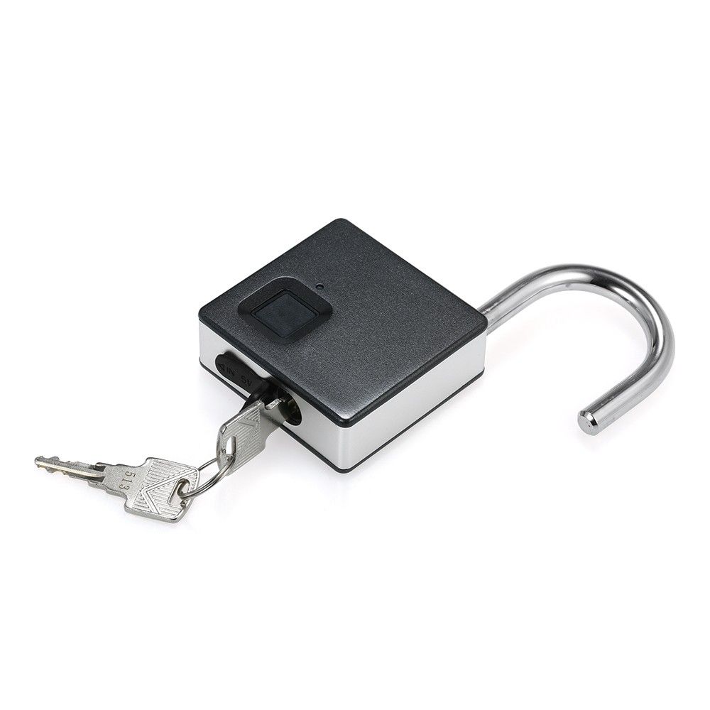 Smart Fingerprint Lock USB Rechargeable 10 Sets Fingerprints