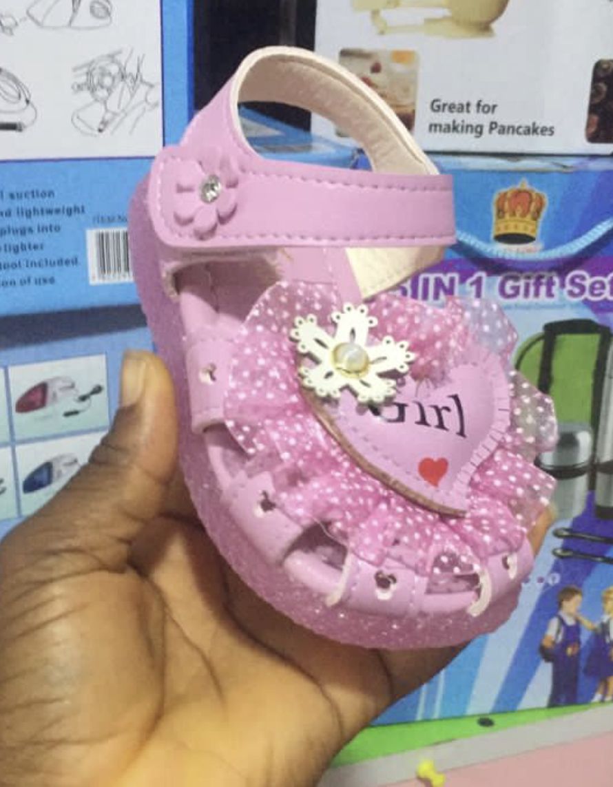 Baby Girls LED  Light Up Sandals