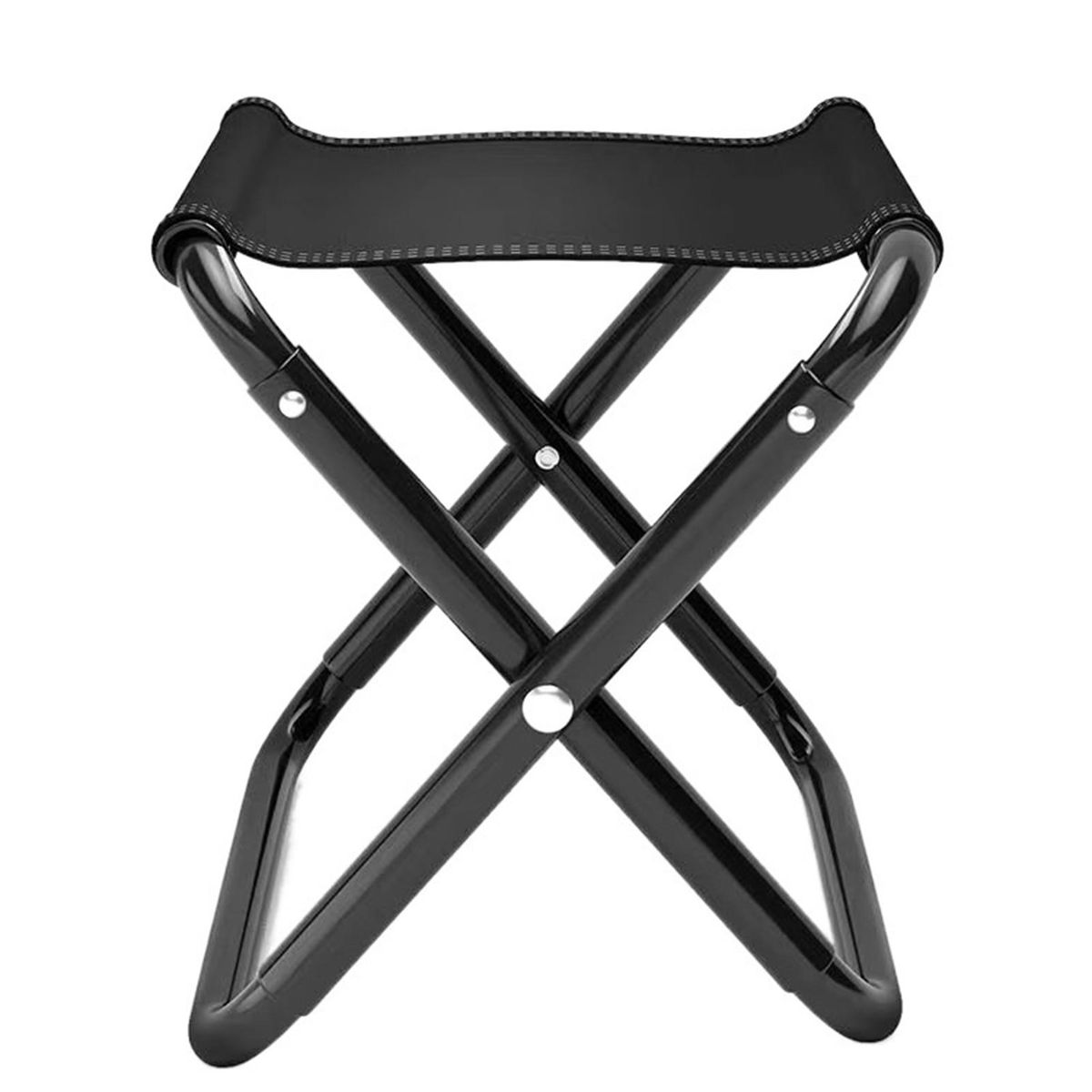 1 Set Picnic Stool Adult Home Folding Chair Black