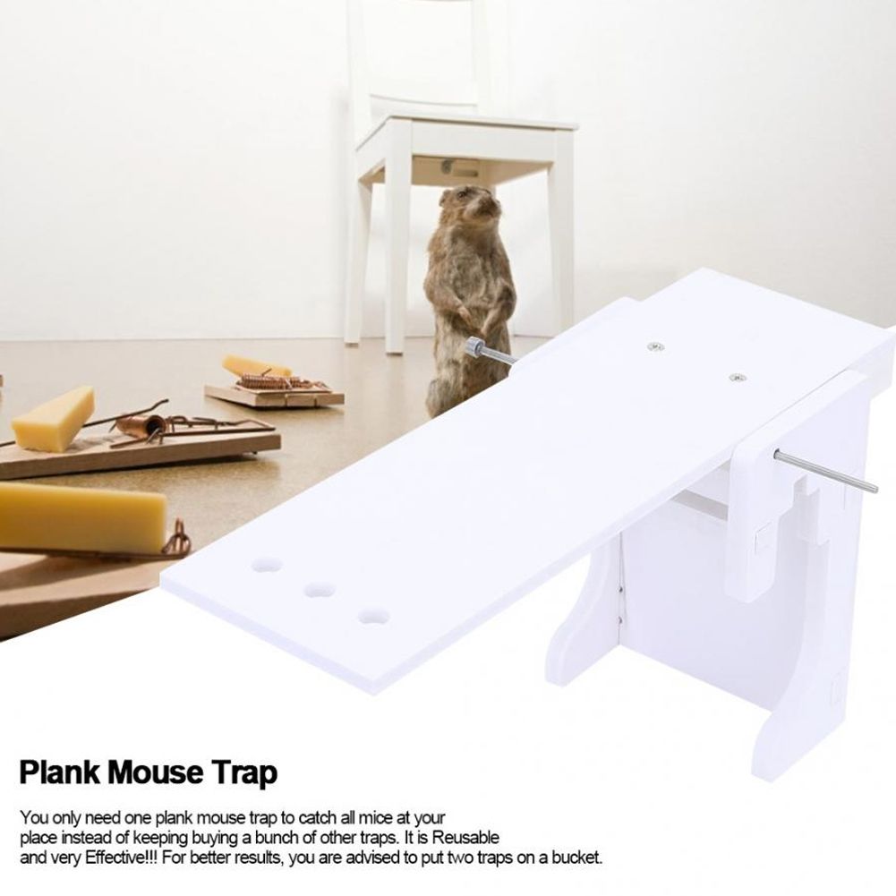 DIY Non-toxic Home Garden Rat Trap Seesaw Mouse Catcher Bait Rat Controller Killer Mice Traps RA