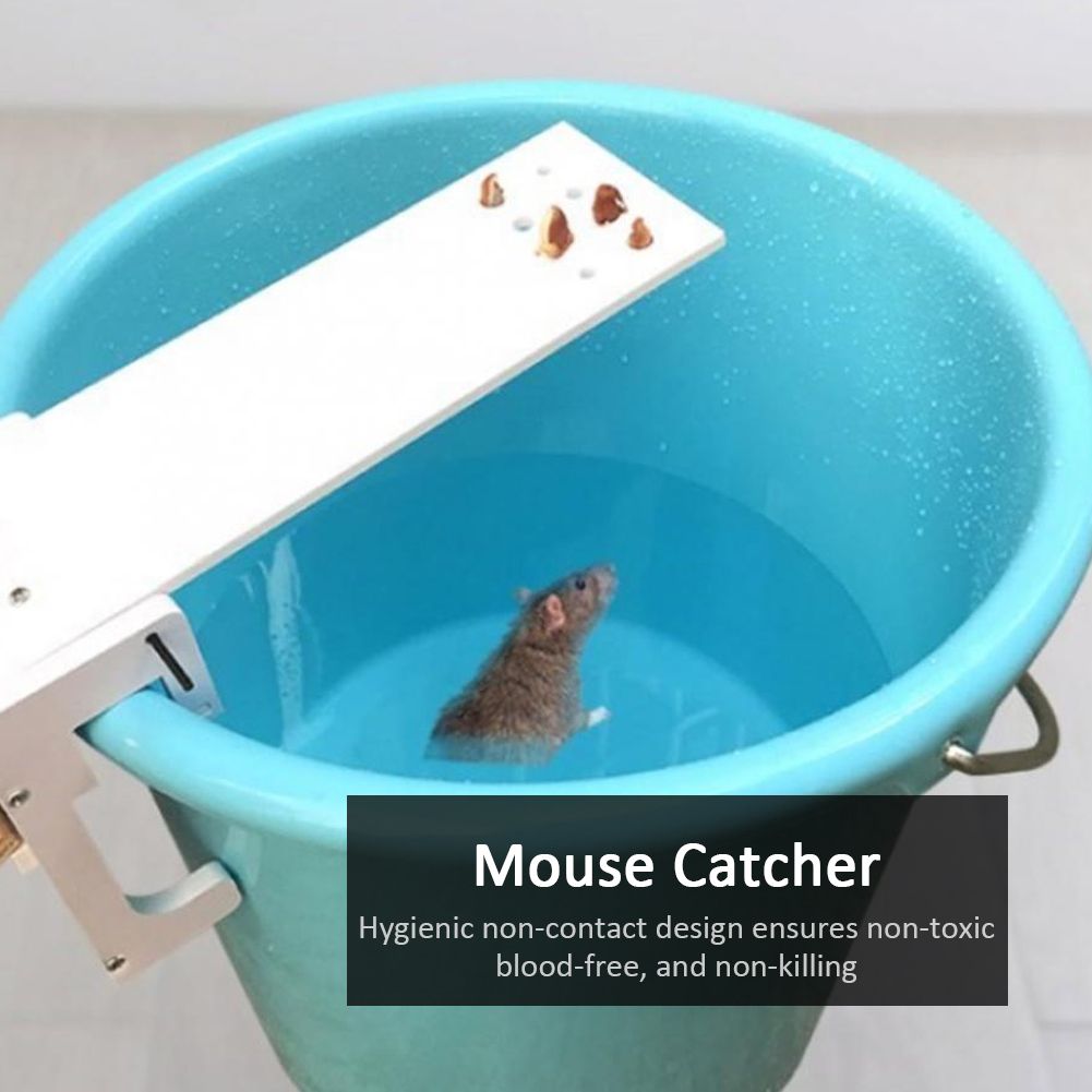 DIY Non-toxic Home Garden Rat Trap Seesaw Mouse Catcher Bait Rat Controller Killer Mice Traps RA