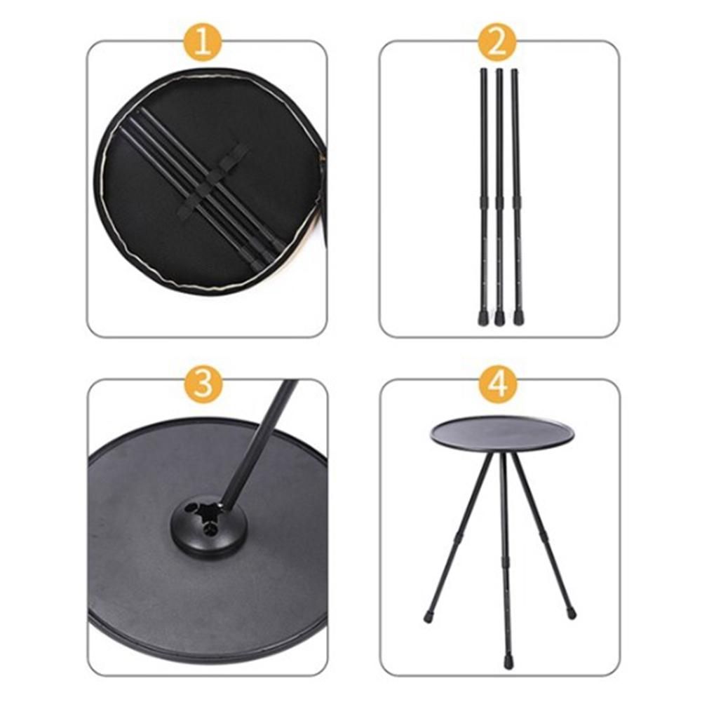 Folding Round Table Outdoor Three-Legged Dining Table