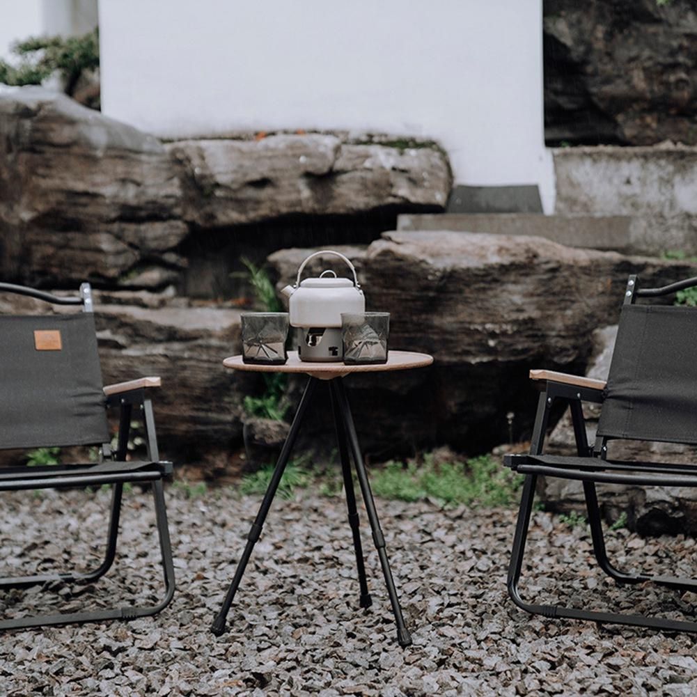 Folding Round Table Outdoor Three-Legged Dining Table