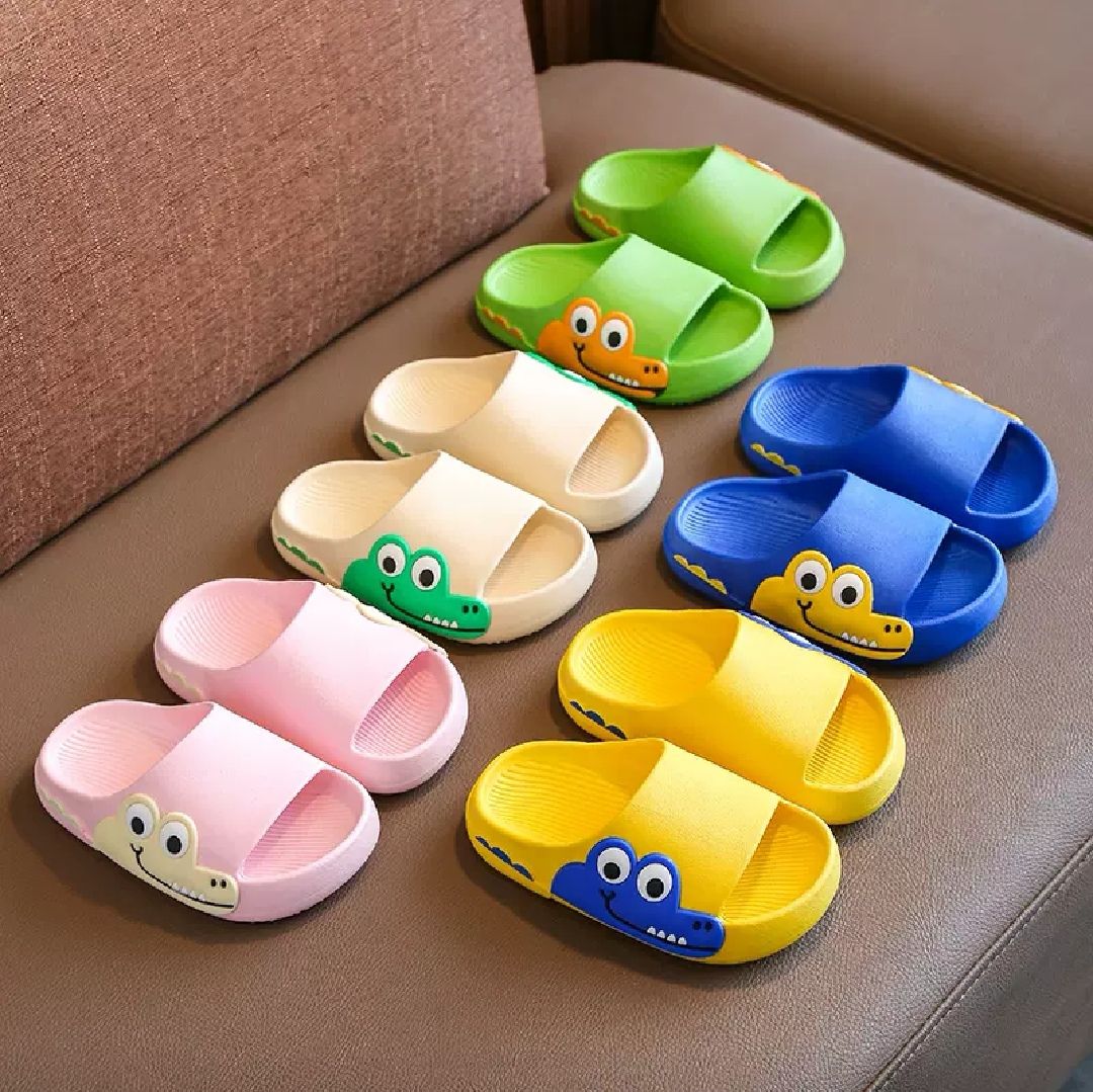 Cartoon Crocodile Slippers For Boys & Girls