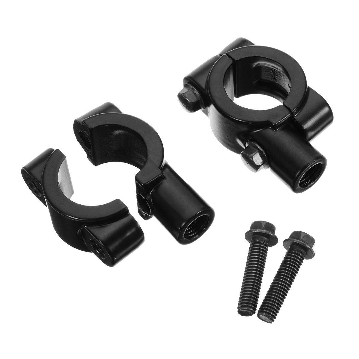 Motorcycle Handlebar Bicycle Side Mirror Mount Holder Clamp Adaptor Bracket Fit 22mm Motorcycle Handlebar (8MM) 8MM