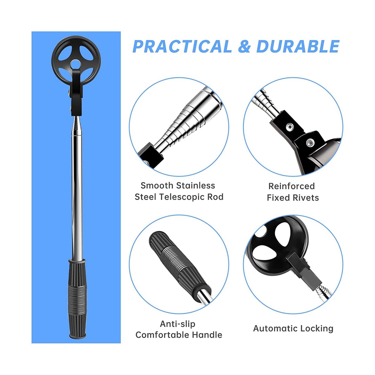 Golf Ball Retriever for Water Telescopic,Stainless