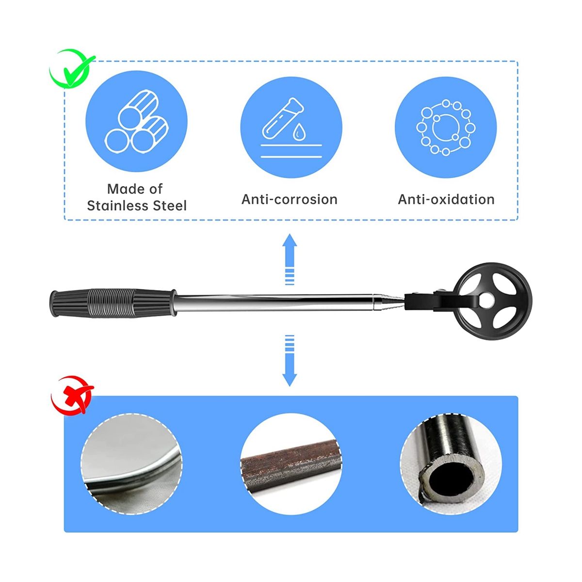 Golf Ball Retriever for Water Telescopic,Stainless