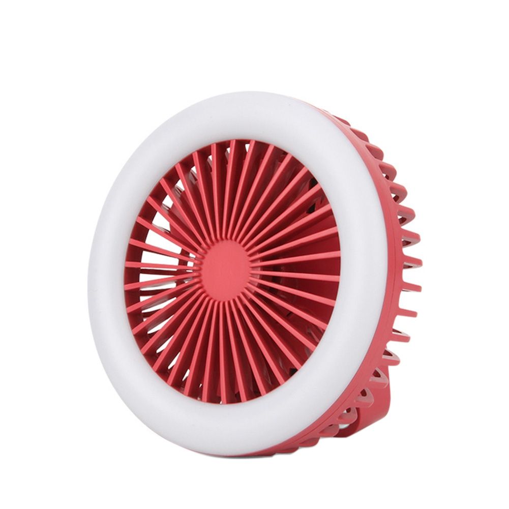 Mini Portable USB Rechargeable LED Night Light Foldable-Red