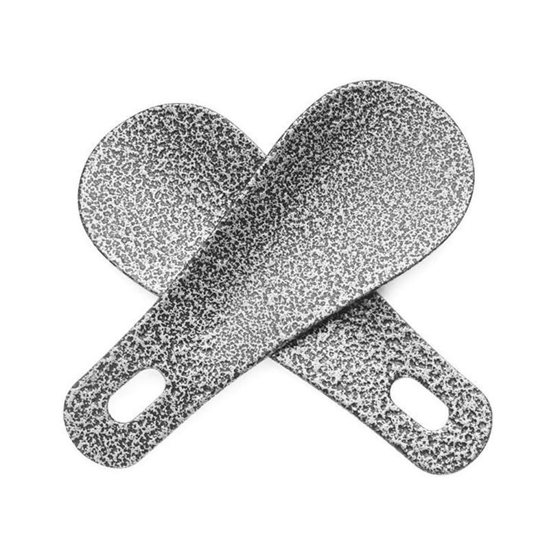 Metal stainless steel small shoehorn mini shoehorn short handle artifact shoe handle pick up shoes home wear shoes solid wood plastic 1 10cm polished metal shoehorn