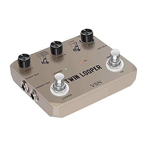 VSN Twin Looper Electric Guitar Effect Pedal Loop Station 11