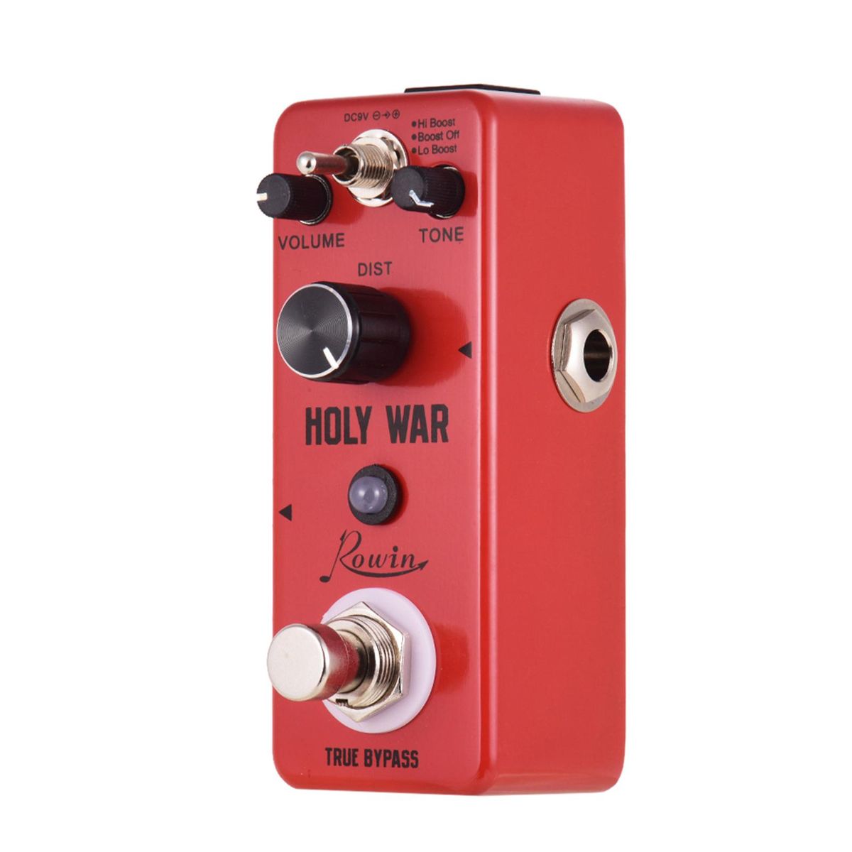 Rowin HOLY WAR Analog Heavy Metal Distortion Guitar Effect Pedal 3 Working Mode Aluminum Alloy Shell True Bypass