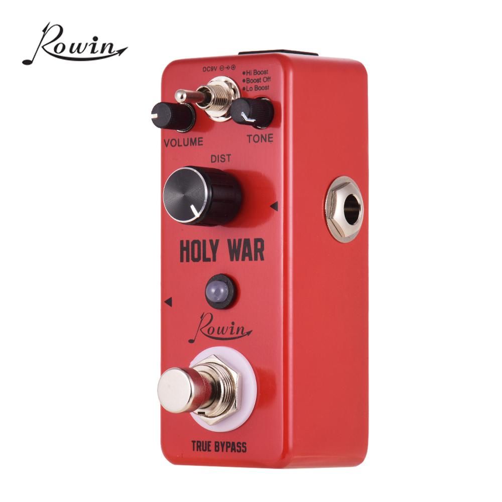 Rowin HOLY WAR Analog Heavy Metal Distortion Guitar Effect Pedal 3 Working Mode Aluminum Alloy Shell True Bypass