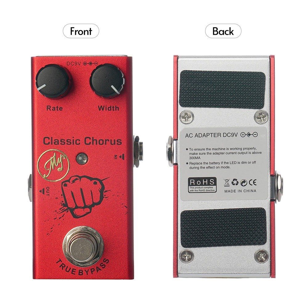Classic Chorus Effect Pedal For Electric Guitars With True