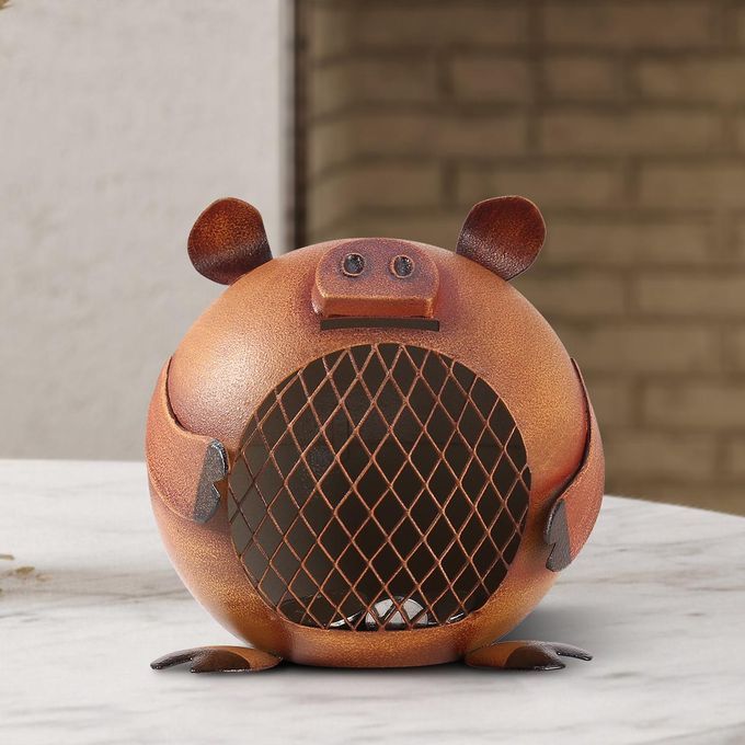 Lovely Piggy  Money Saving  For Kids Iron Coin  Nursery-