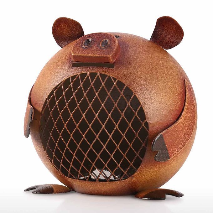 Lovely Piggy  Money Saving  For Kids Iron Coin  Nursery-