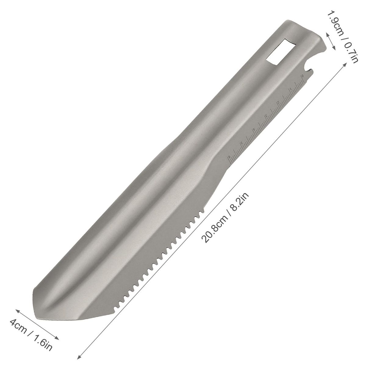 Ultralight Titanium Hand Shovel Multi Tool Backpacking Trowel with Carrying Pouch for Gardening Hiking Camping Digging