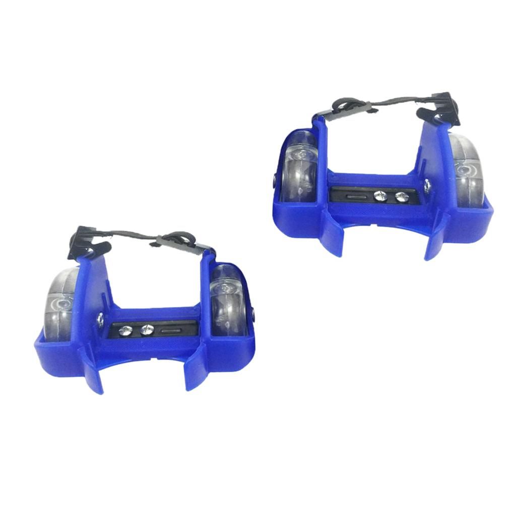 4x Bright Shoes Roller Skates With Wheels With Heels Sneakers